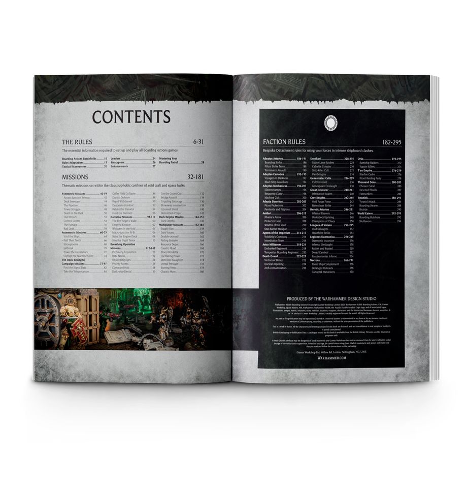 Boarding Actions - rule book