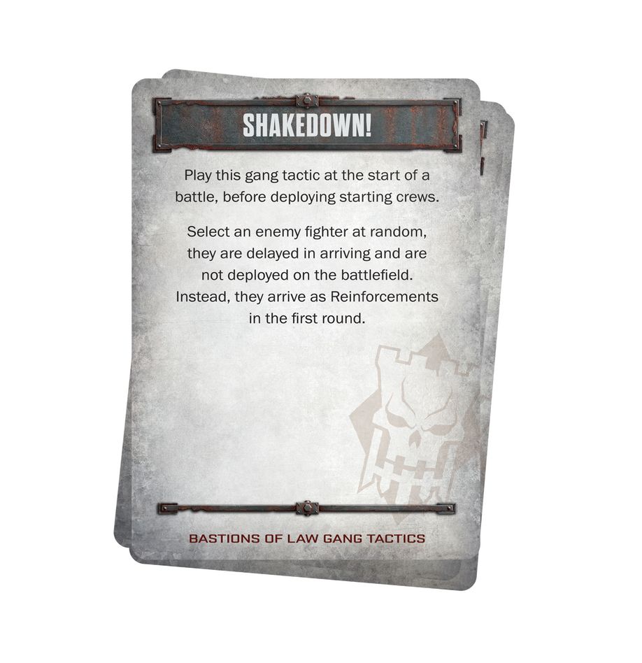 Bastion Of Law - Gang Tactic Cards