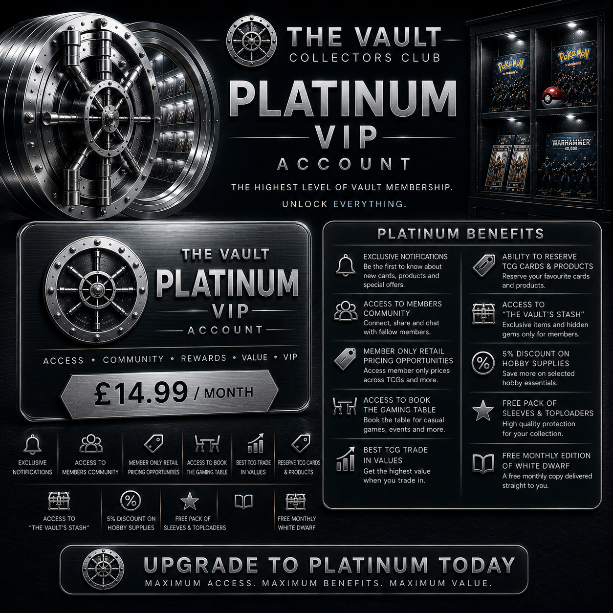 The Vault's Membership & Rewards Programme