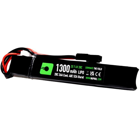 LiPo Battery 1300mAh 7.4v 20c (STK) Small Tamiya