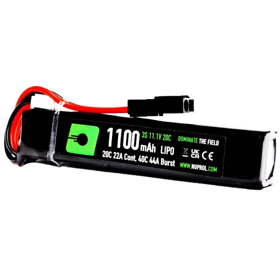 LiPo Battery 1100mAh 11.1v 20c (STK) Small Tamiya
