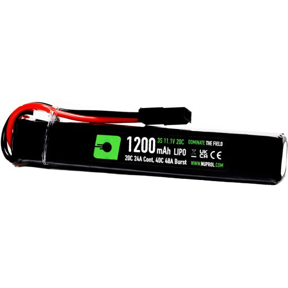 LiPo Battery 1200mAh 11.1v 20c (STK) Small Tamiya
