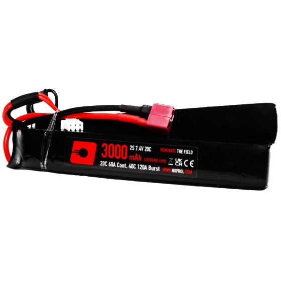LiPo Battery 3000mAh 7.4v 20c (Double - Deans (T-Connector)