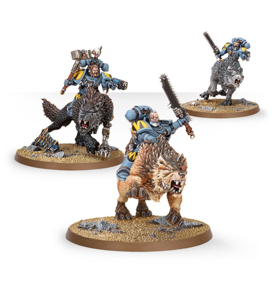 Space Wolves - Thunderwolf Cavalry
