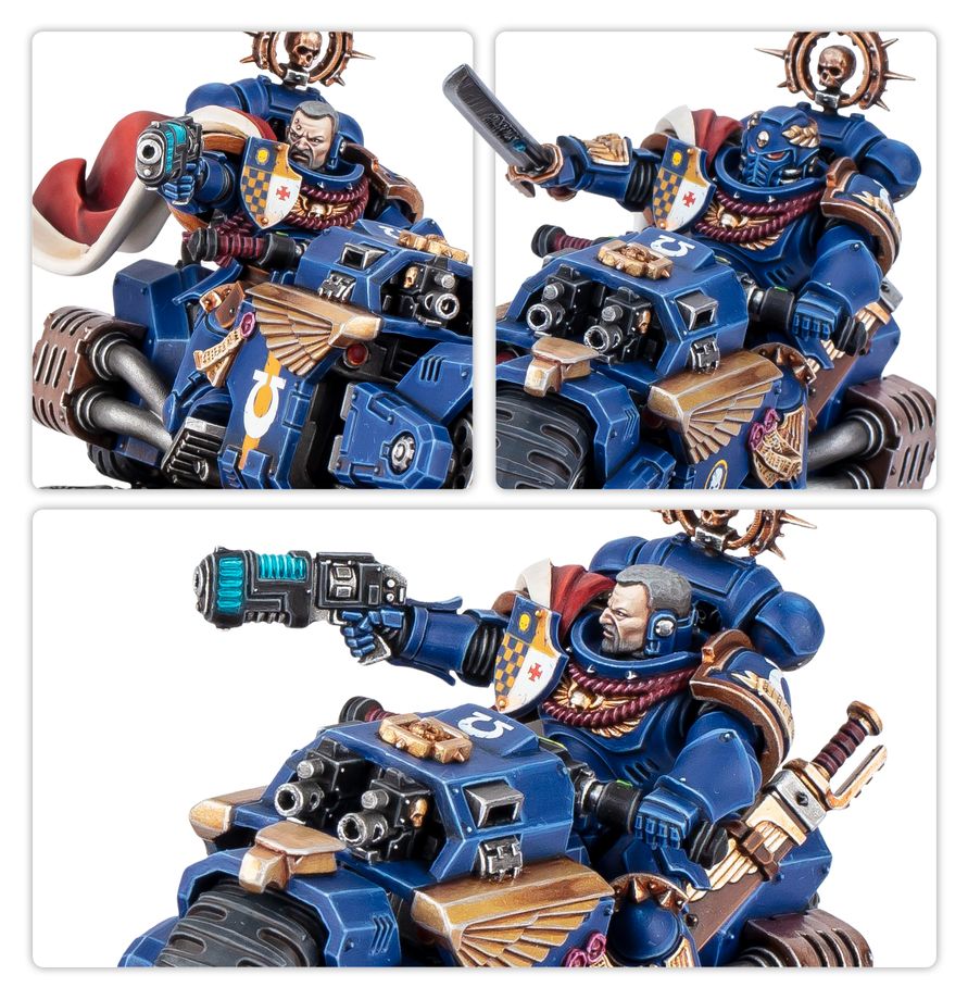 Space Marines - Captain On Bike