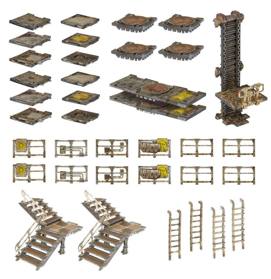 Necromunda - Platforms & Stairs