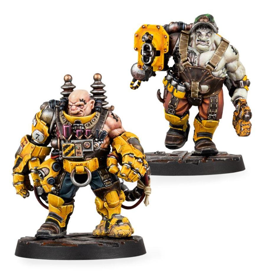 Necromunda - Jotunn' H-Grade Servitor Ogryns