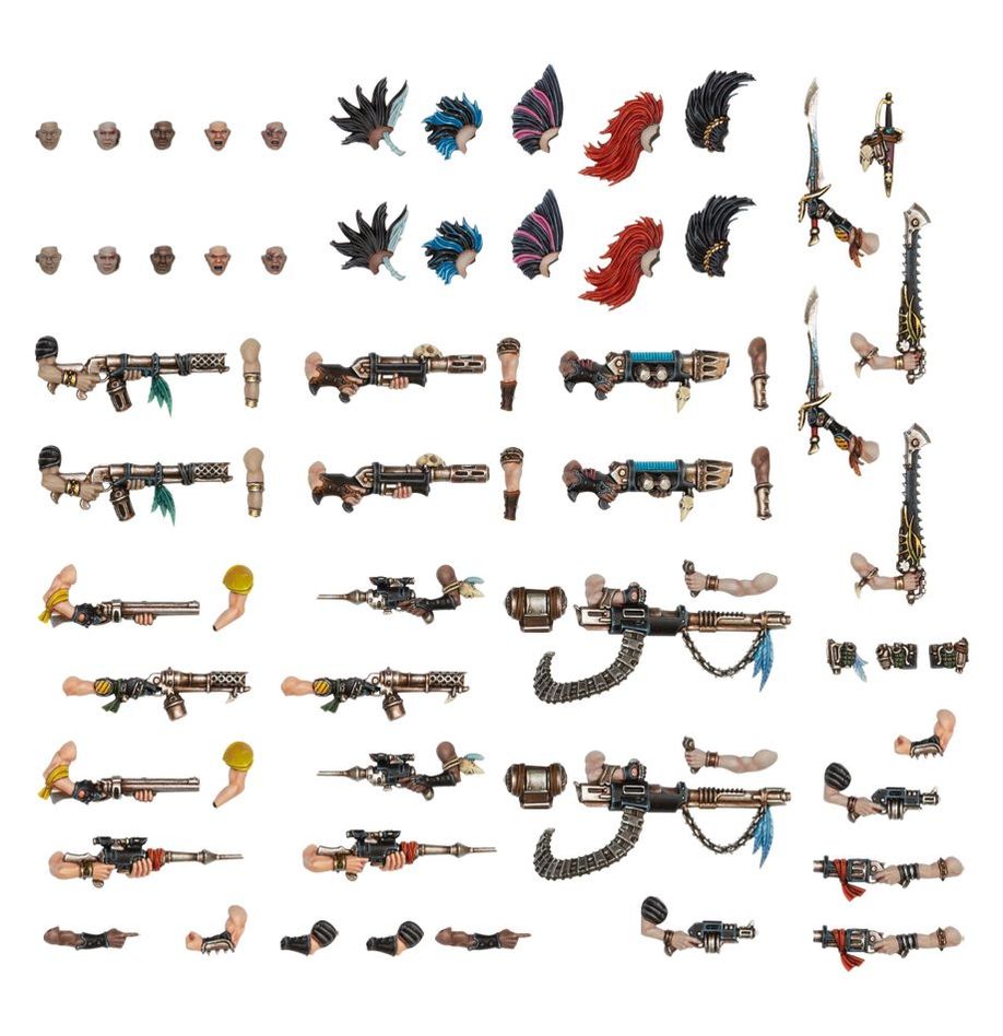 Necromunda - Escher Weapons & upgrades