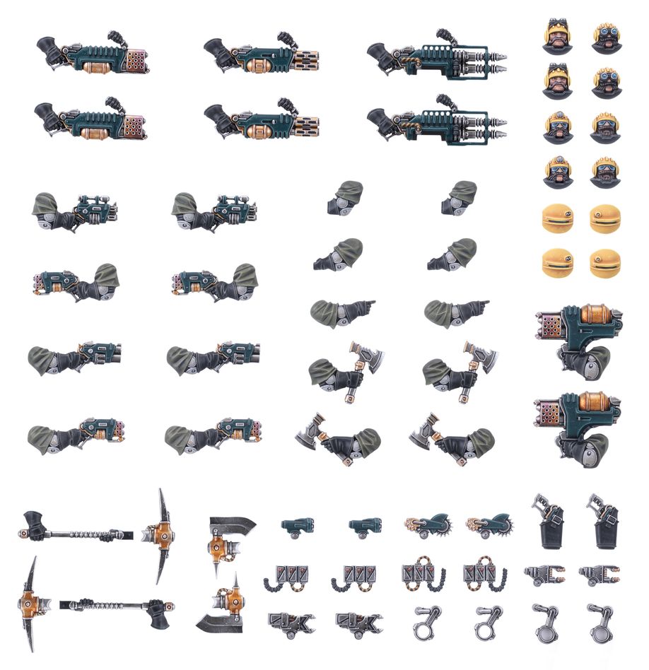 Necromunda - Ironhead Squat Prospectors Weapons & Upgrades