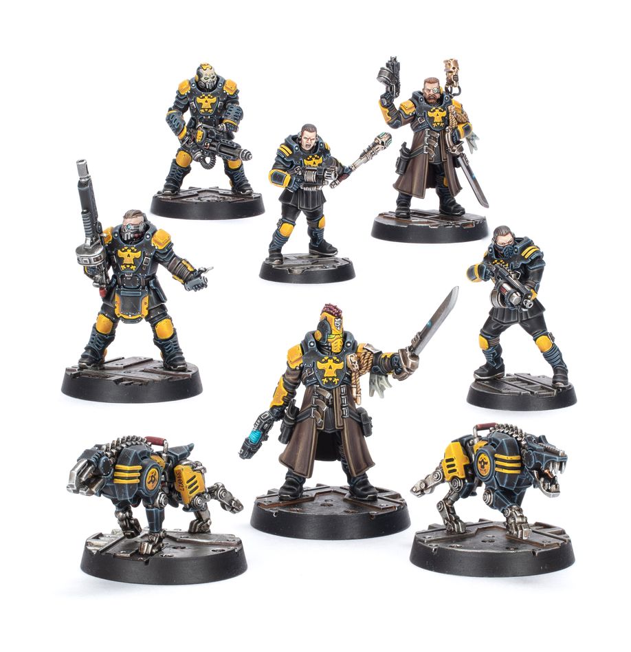 Necromunda - Palanite Enforcer Captains & Sergeants