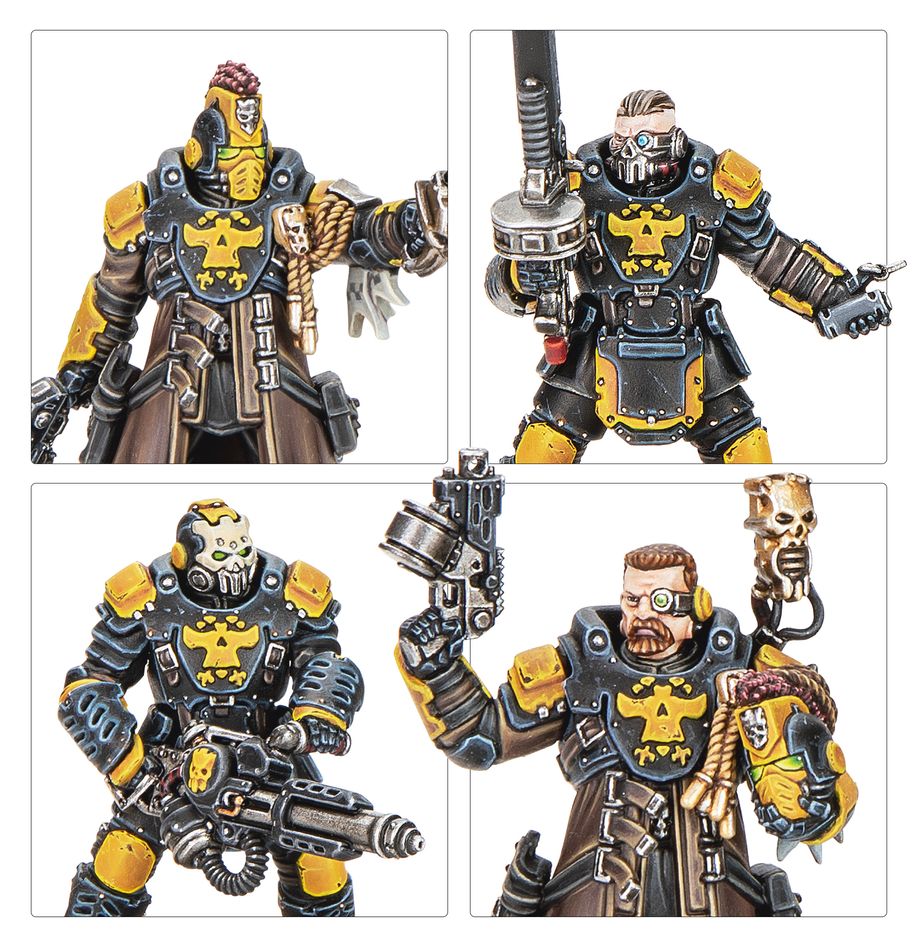 Necromunda - Palanite Enforcer Captains & Sergeants