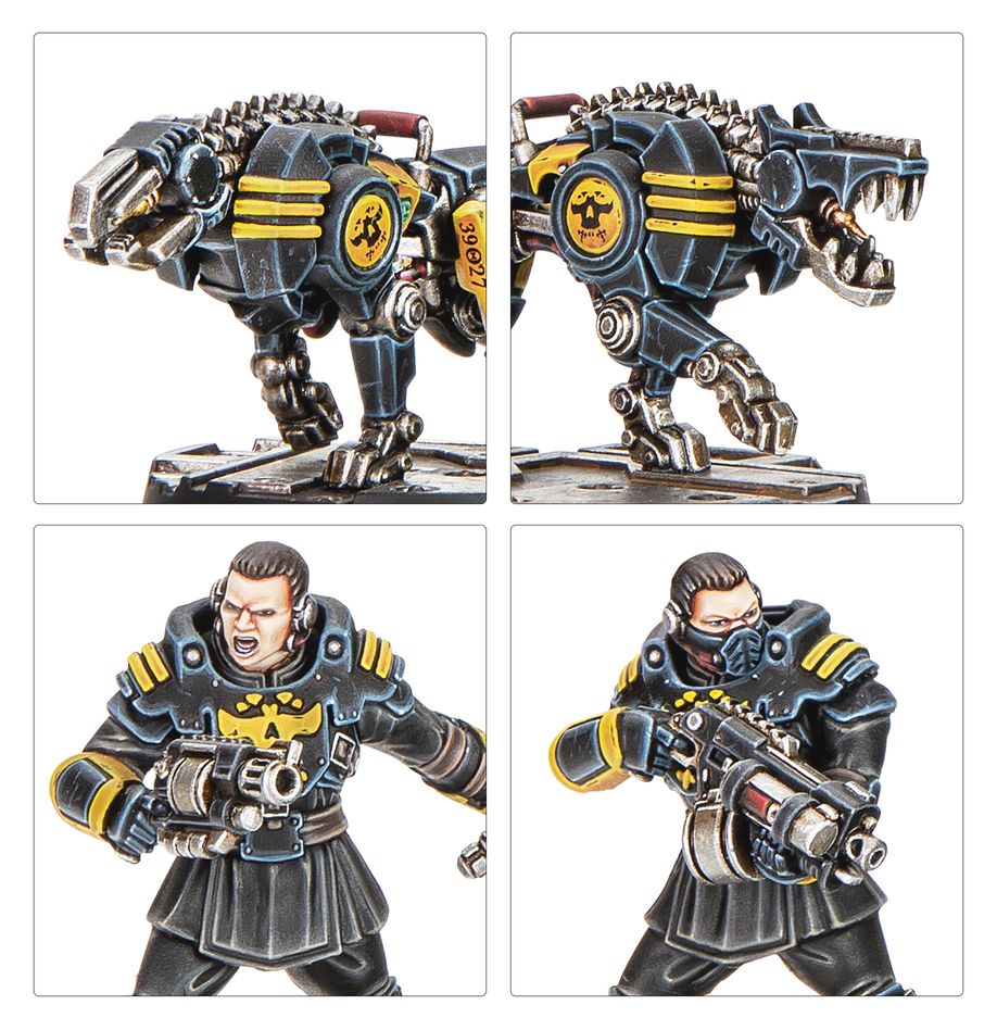 Necromunda - Palanite Enforcer Captains & Sergeants