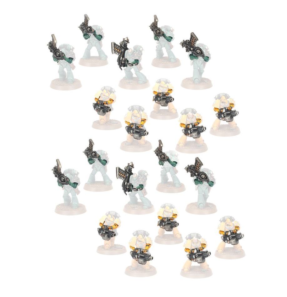 Horus Heresy - Heavy Weapons Upgrade Set - Missile launchers and heavy bolters