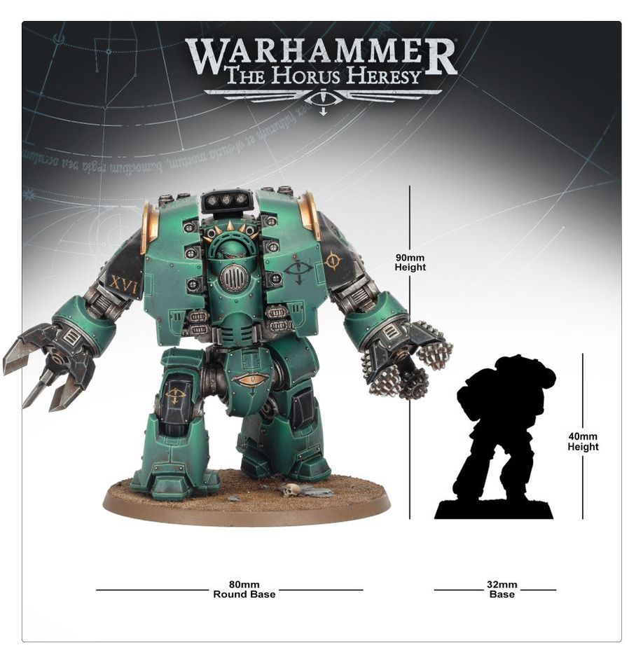 Horus Heresy - Leviathan Siege Dreadnought with Claw & Drills