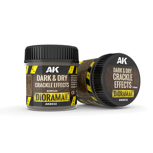 AK Diorama - Dark & Dry Crackle Effects - 100ml