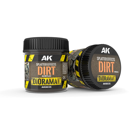 AK Diorama - Splatter Effects Dirt - 100ml