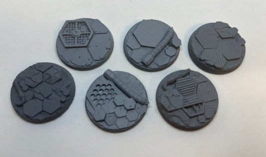 32mm HEX Style Bases - Set of x10