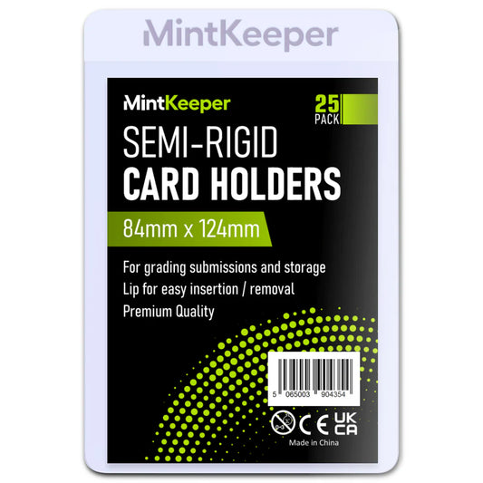 Mint Keeper - Semi Rigid Card Holder - pack of 25