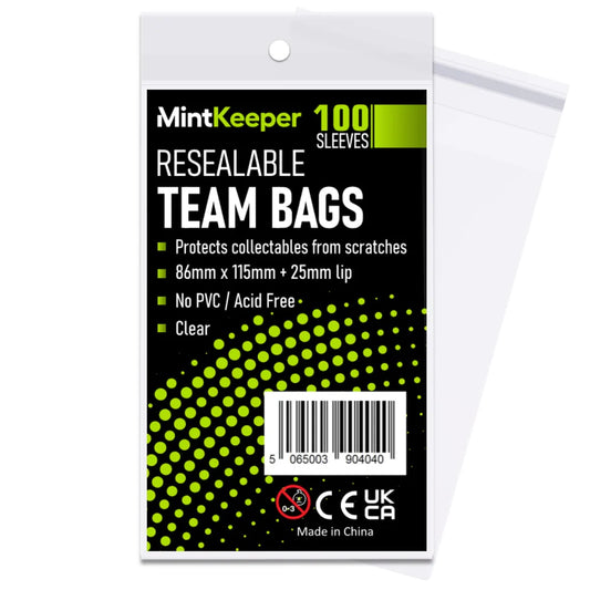 Mint Keeper - Team Bags - Resealable - Pack of 100