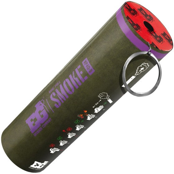 Wire Pull Smoke Grenade (Purple) (Single Vent) (~60s; 0.6g/s) - IN STORE ONLY