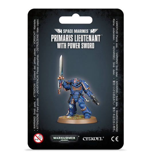 Space Marines - Lieutenant With Power Sword