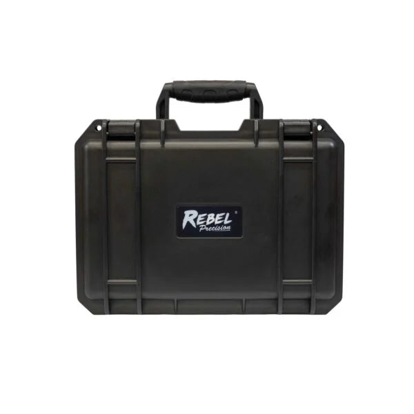 Rebel Small+ Dual Pistol Polymer Hard Case (Wave/PnP Foam) - IP67 Waterproof, Flight-Ready