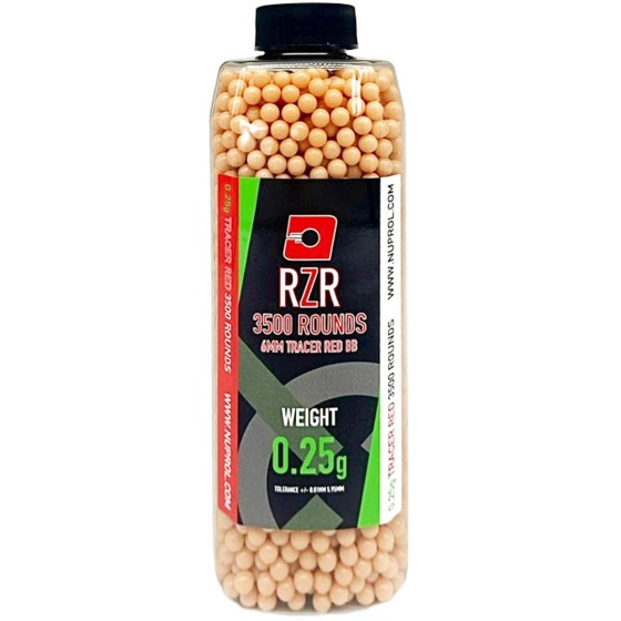 RZR Airsoft BBs 3500R (TCR-RED - 0.25g)