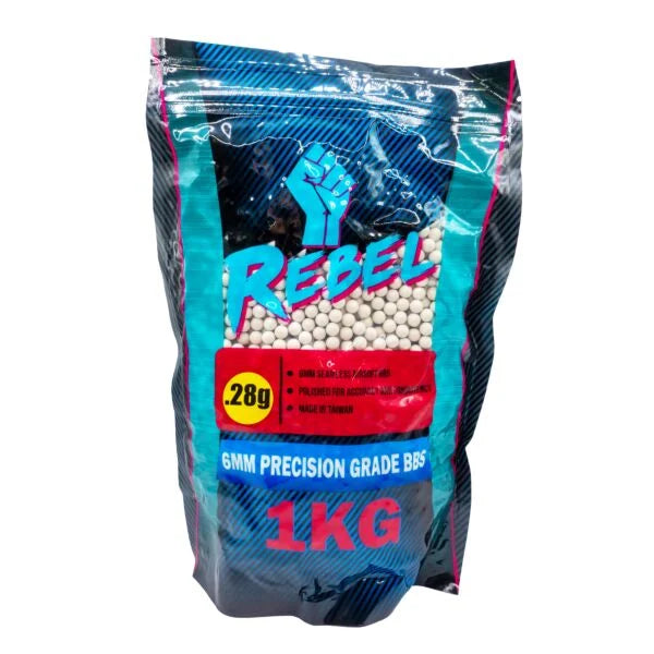 Rebel Precision 6mm BBs 1kg Bag - 0.28g