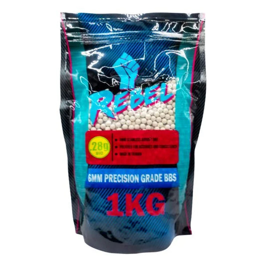 Rebel Precision BIO 6mm BBs 1kg Bag - 0.28g
