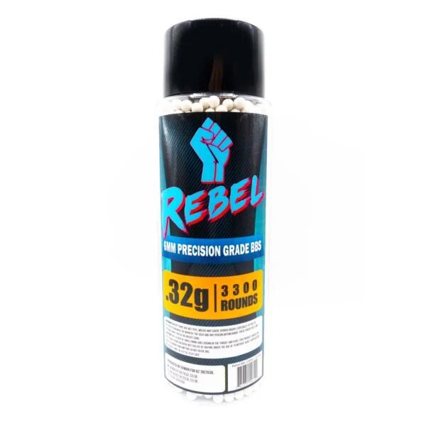 Rebel Precision 6mm BBs 3300ct Bottle - 0.30g
