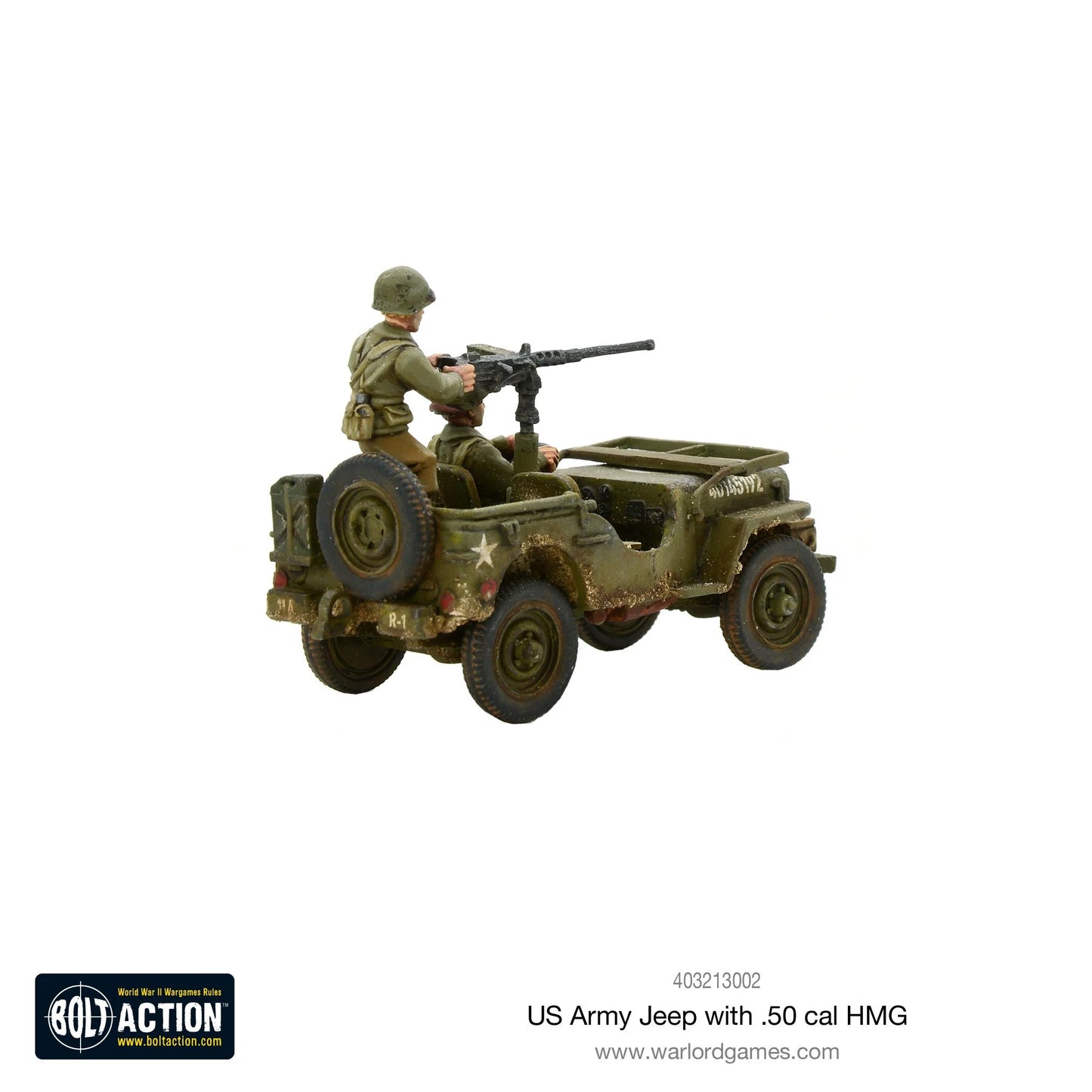 Konflikt 47 / Bolt Action - US Army Jeep with 50 Cal HMG