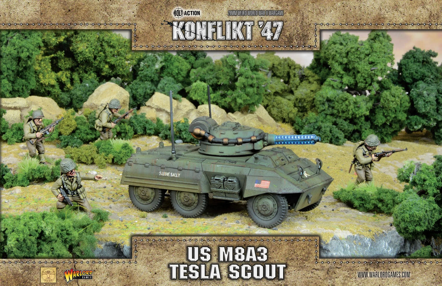 Konflikt 47 - US M8A3 Tesla Scout