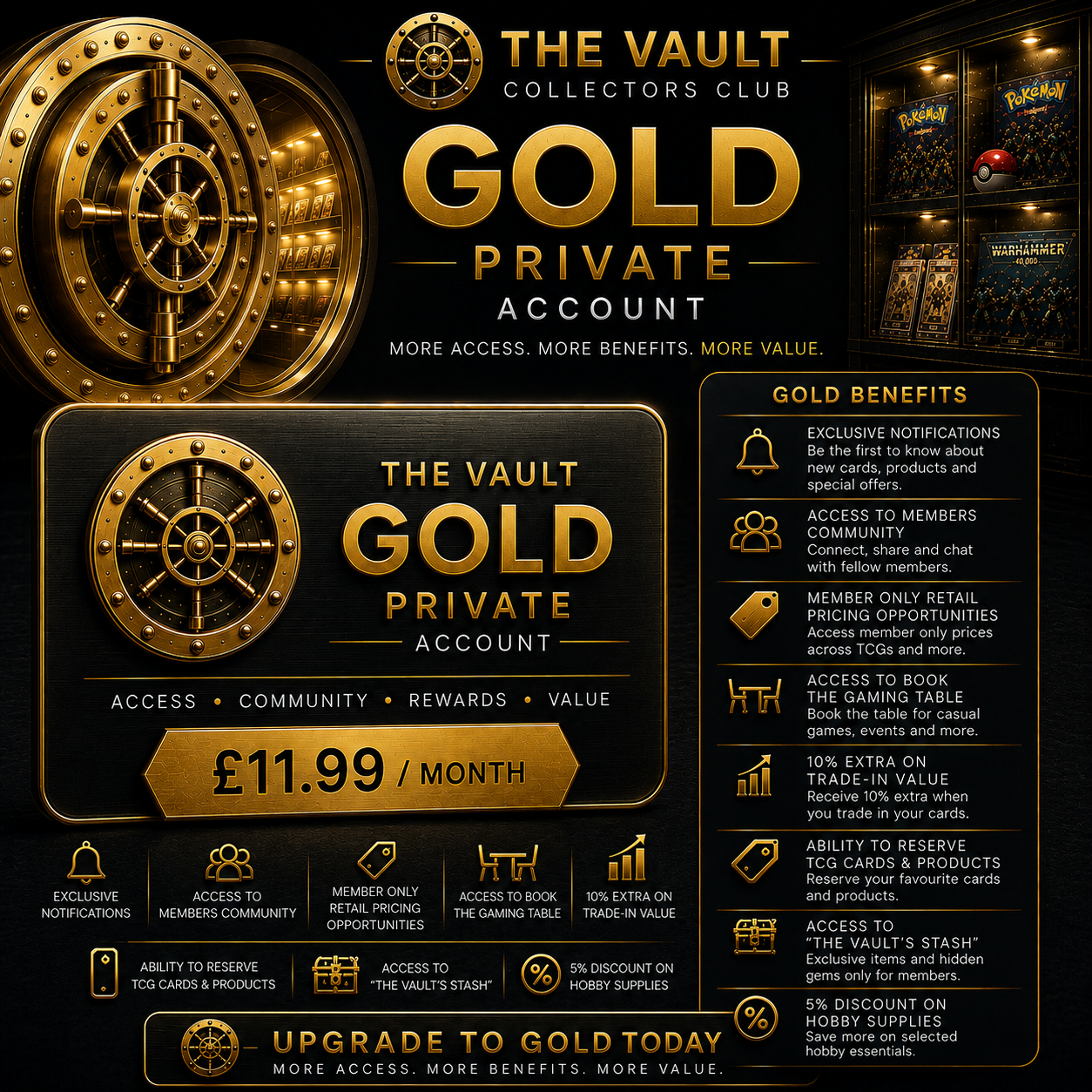 The Vault's Membership & Rewards Programme