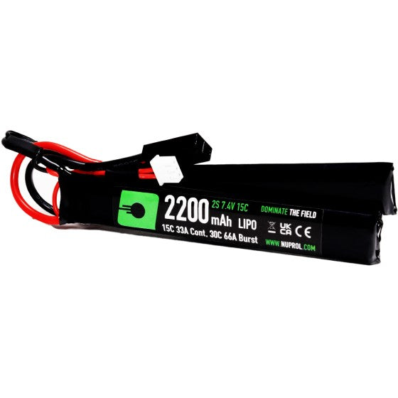 LiPo Battery 2200mAh 7.4v 15c (DBL) Small Tamiya