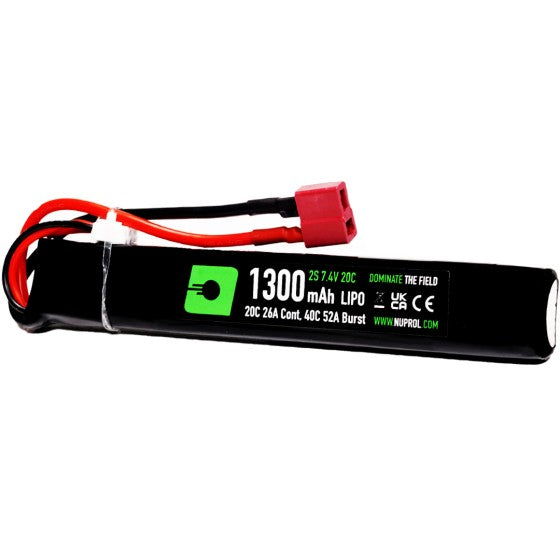 LiPo Battery 1300mAh 7.4v 20c (STK) Deans