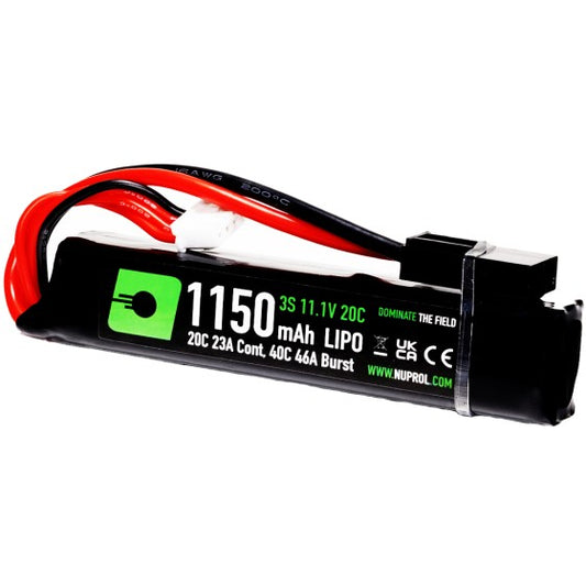 LiPo Battery 1150mAh 11.1v 20c STK - Small Tamiya