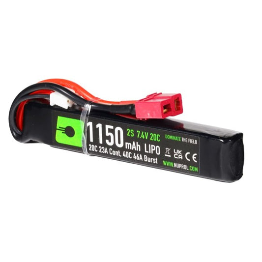 LiPo Battery 1150mAh 7.4v 20c (STK) Deans