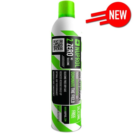 NUPROL Airsoft Gas 2.ZERO Silicone Free Green Gas - instore only
