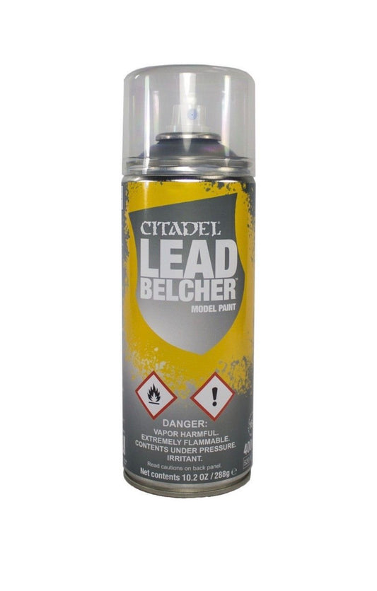 Lead belcher spray paint