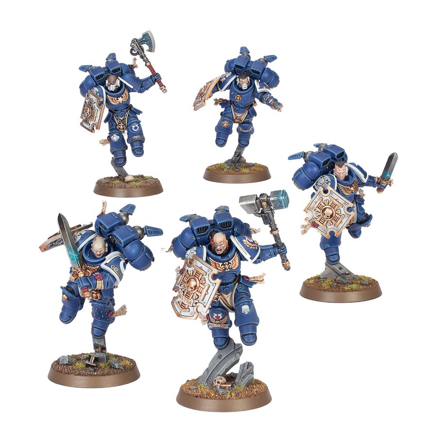 Space Marines - Vanguard Veteran Squad with Jump Packs