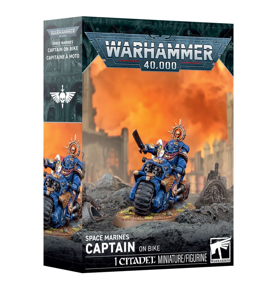Space Marines - Captain On Bike