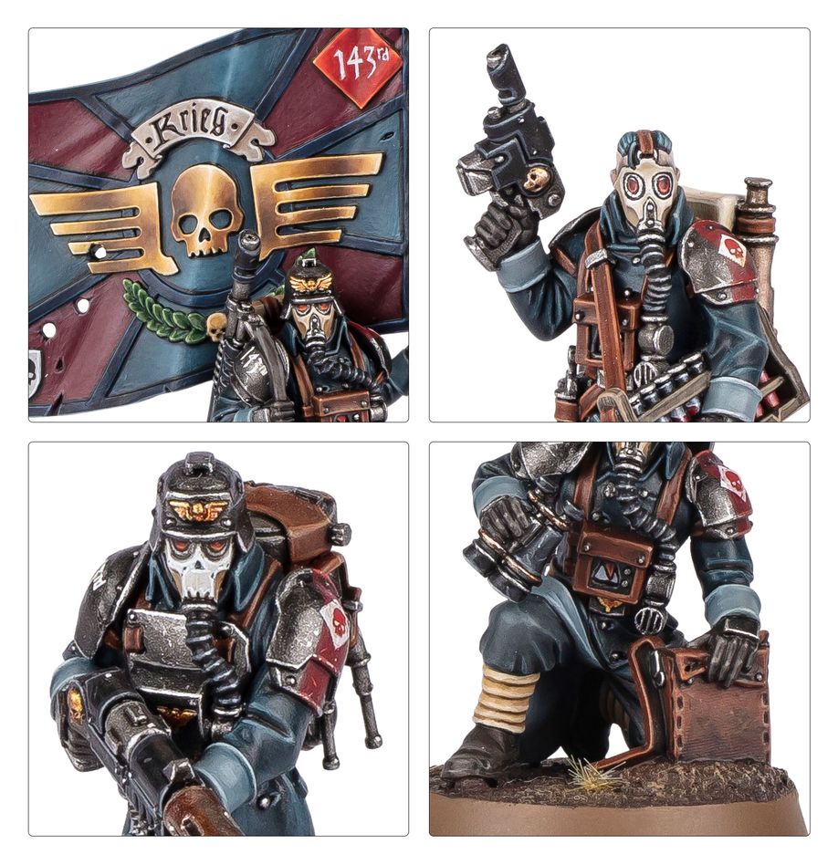 Astra Militarum - Krieg Command Squad - Pre Order 22/02/2025