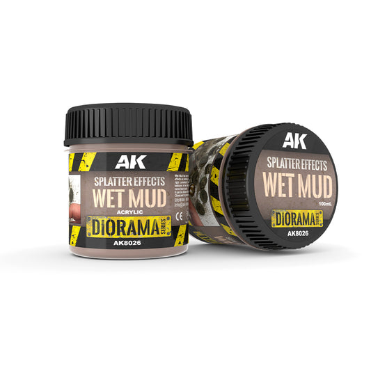Ak Diorama - Splatter Effects Wet Mud - 100ml