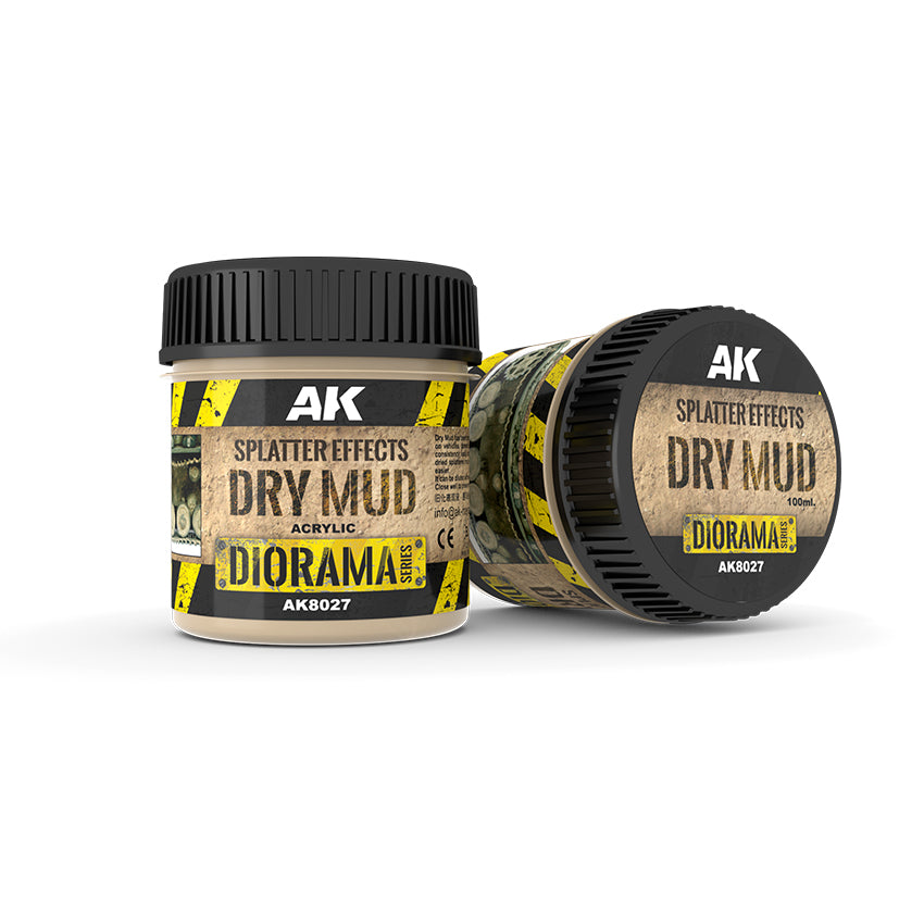 AK Diorama - Splatter Effects Dry Mud - 100ml
