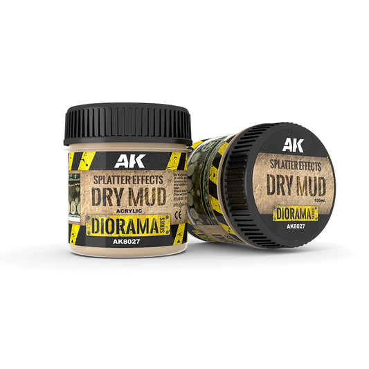 AK Diorama - Splatter Effects Dry Mud - 100ml
