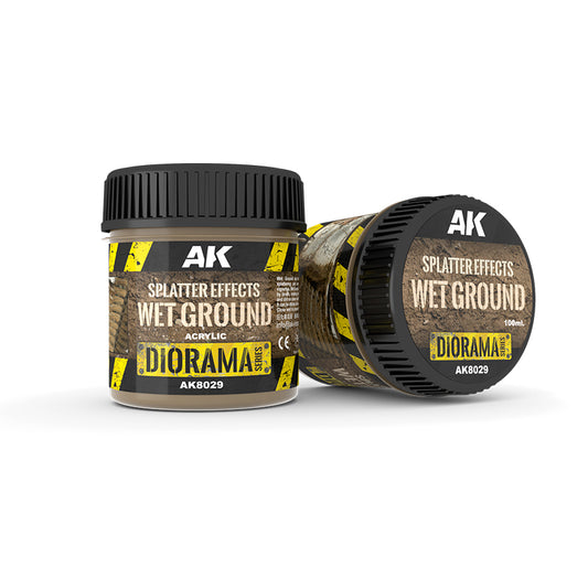 AK Diorama - Splatter Ground Wet Ground - 100ml