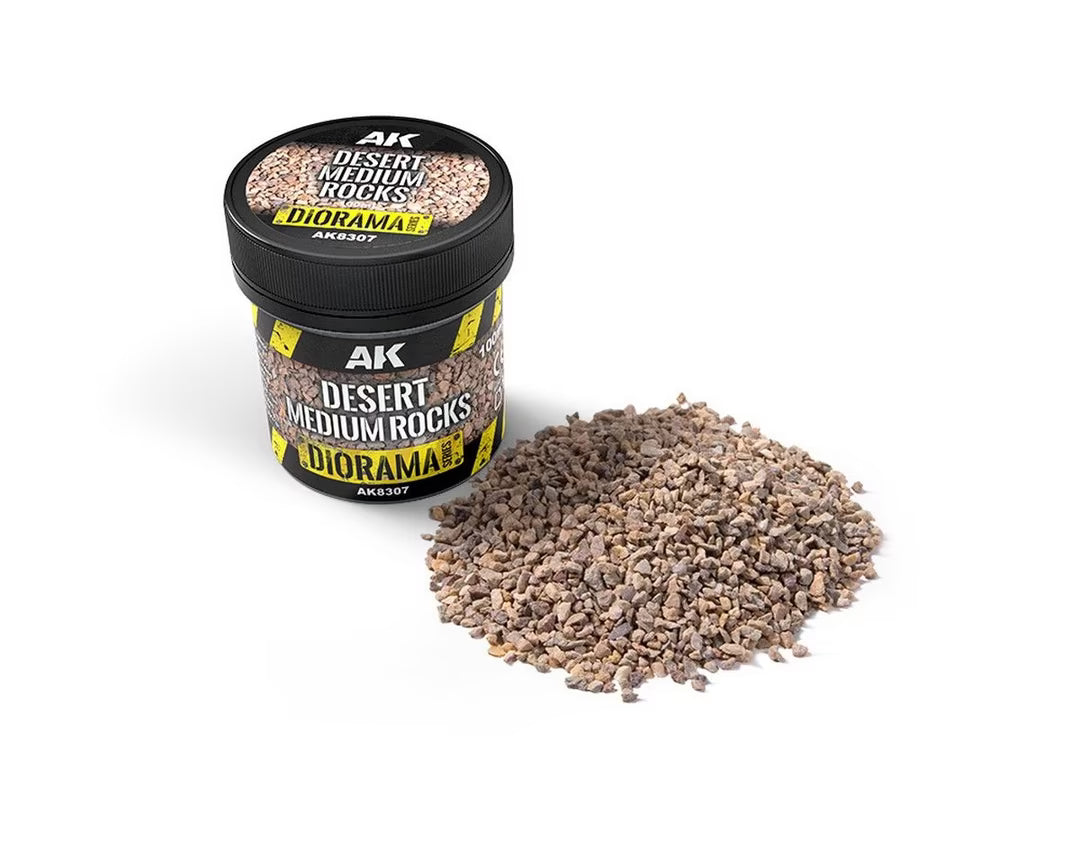 AK Basing Bits - Desert Medium Rocks