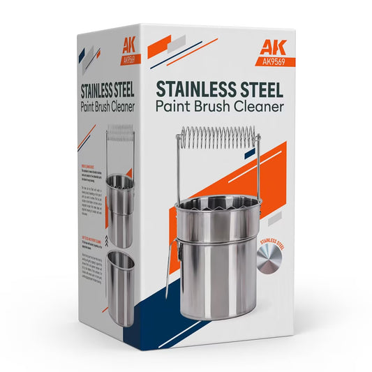 Ak - Stainless Steel Paint Brush Cleaner