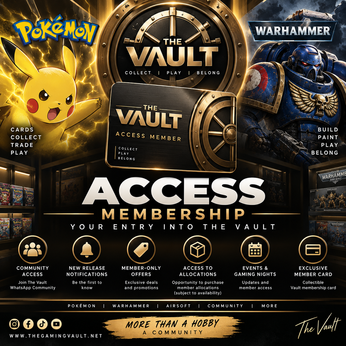 The Vault's Membership & Rewards Programme
