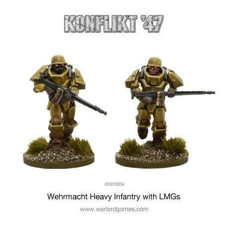 Konflikt 47 - German Heavy Infantry With LMG's